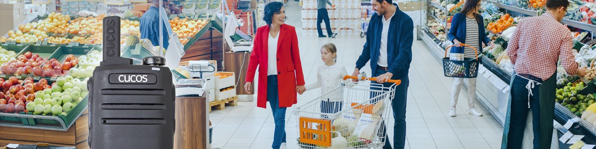 Filialkommunikation - Im Bereich der Filialkommunikation setzen wir auf unser eigenes Funkgerät, das speziell für die Bedürfnisse im Handel entwickelt wurde